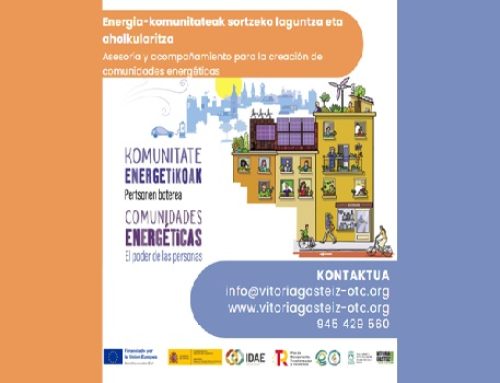 La OTC de Vitoria-Gasteiz se desplaza en febrero a los barrios para informar sobre las nuevas formas de energía comunitaria